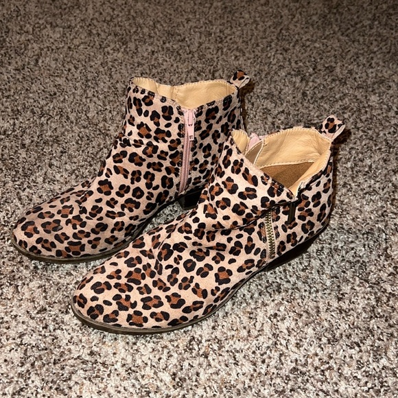 Leopard print ankle boots - Picture 1 of 5